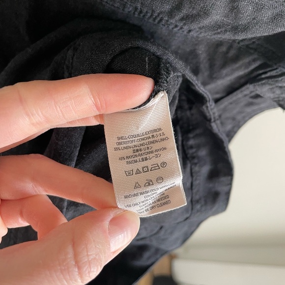 Free People Expedition One Piece Black Short Overalls - Washed Black - Small - Picture 8 of 10